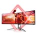 Monitor AOC AG493UCX2 48.8 inch, 5120 x 1440 px, VA, 165 Hz, Curbat, Gaming