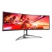 Monitor AOC AG493UCX2 48.8 inch, 5120 x 1440 px, VA, 165 Hz, Curbat, Gaming