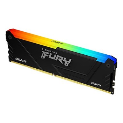 Memorie RAM Kingston FURY Beast RGB, 32GB DDR4, 3600MHz, CL18 Memorie RAM Kingston FURY Beast RGB, 32GB DDR4, 3600MHz, CL18