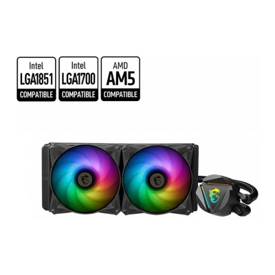 Cooler CPU MSI MAG CORELIQUID 240R V2, 2x120mm, ARGB