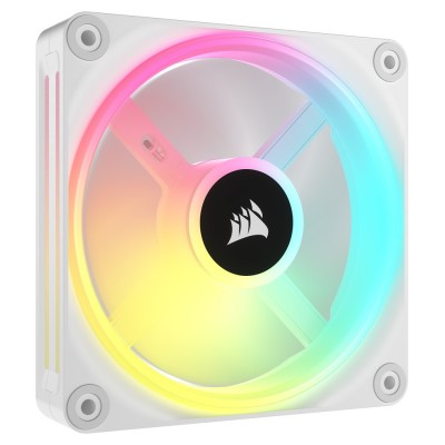 Ventilator carcasa Corsair iCUE LINK QX120 RGB 120mm, PWM, RGB, Alb