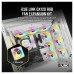 Ventilator carcasa Corsair iCUE LINK QX120 RGB 120mm, PWM, RGB, Alb
