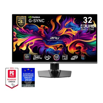 Monitor MSI MPG 321URX QD-OLED 31.5 inch, 3840 x 2160 px, OLED, 240 Hz, Gaming Monitor MSI MPG 321URX QD-OLED 31.5 inch, 3840 x 2160 px, OLED, 240 Hz, Gaming