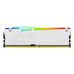 Memorie RAM Kingston FURY Beast RGB, 32GB (2x16GB) DDR5, 6000MHz, CL30, Dual Channel, Alb