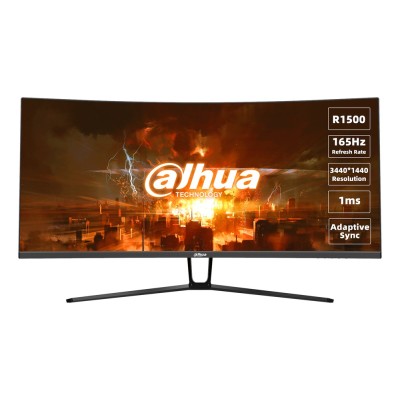 Monitor Dahua LM34-E330C 34 inch, 3440 x 1440 px, VA, 165 Hz, Curbat, Gaming
