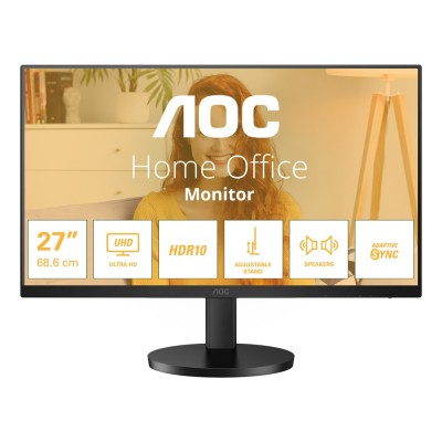 Monitor AOC U27B3AF 27 inch, 3840 x 2160 px, IPS, 60 Hz