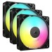 Ventilator carcasa Corsair RS120 ARGB 120mm, PWM, ARGB, pachet x3 Ventilator carcasa Corsair RS120 ARGB 120mm, PWM, ARGB, pachet x3
