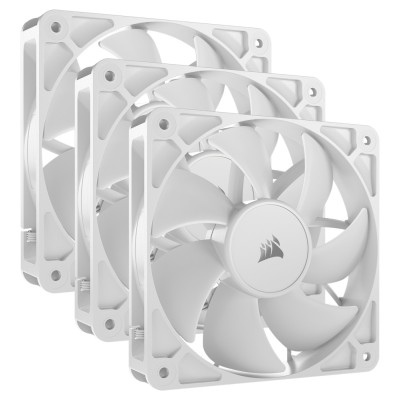 Ventilator carcasa Corsair RS120 120mm, PWM, Alb, pachet x3 Ventilator carcasa Corsair RS120 120mm, PWM, Alb, pachet x3