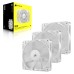 Ventilator carcasa Corsair RS120 120mm, PWM, Alb, pachet x3 Ventilator carcasa Corsair RS120 120mm, PWM, Alb, pachet x3