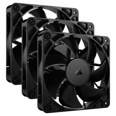 Ventilator carcasa Corsair RS120 120mm, PWM, pachet x3