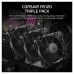 Ventilator carcasa Corsair RS120 120mm, PWM, pachet x3