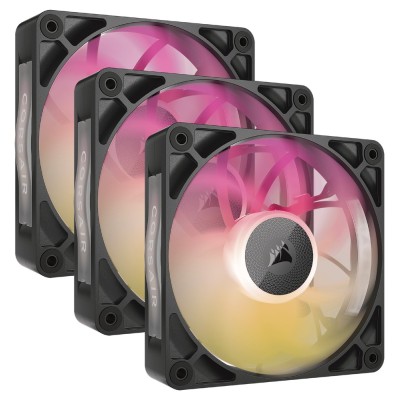 Ventilator carcasa Corsair iCUE LINK RX120 MAX RGB 120mm, Performanta, PWM, RGB, pachet x3 Ventilator carcasa Corsair iCUE LINK RX120 MAX RGB 120mm, Performanta, PWM, RGB, pachet x3