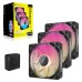 Ventilator carcasa Corsair iCUE LINK RX120 MAX RGB 120mm, Performanta, PWM, RGB, pachet x3 Ventilator carcasa Corsair iCUE LINK RX120 MAX RGB 120mm, Performanta, PWM, RGB, pachet x3