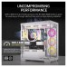 Ventilator carcasa Corsair iCUE LINK RX140 MAX RGB 140mm, Performanta, PWM, RGB, Alb, pachet x2 Ventilator carcasa Corsair iCUE LINK RX140 MAX RGB 140mm, Performanta, PWM, RGB, Alb, pachet x2