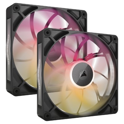 Ventilator carcasa Corsair iCUE LINK RX140 MAX RGB 140mm, Performanta, PWM, RGB, pachet x2 Ventilator carcasa Corsair iCUE LINK RX140 MAX RGB 140mm, Performanta, PWM, RGB, pachet x2