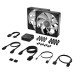 Ventilator carcasa Corsair iCUE LINK RX140 MAX RGB 140mm, Performanta, PWM, RGB, pachet x2 Ventilator carcasa Corsair iCUE LINK RX140 MAX RGB 140mm, Performanta, PWM, RGB, pachet x2