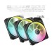 Ventilator carcasa Corsair iCUE LINK LX120 RGB 120mm, PWM, RGB, pachet x3 Ventilator carcasa Corsair iCUE LINK LX120 RGB 120mm, PWM, RGB, pachet x3