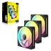 Ventilator carcasa Corsair iCUE LINK LX120 RGB 120mm, PWM, RGB, pachet x3 Ventilator carcasa Corsair iCUE LINK LX120 RGB 120mm, PWM, RGB, pachet x3