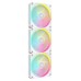 Ventilator carcasa Corsair iCUE LINK LX120 RGB 120mm, PWM, RGB, Alb, pachet x3