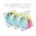 Ventilator carcasa Corsair iCUE LINK LX120 RGB 120mm, PWM, RGB, Alb, pachet x3