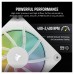 Ventilator carcasa Corsair iCUE LINK LX120 RGB 120mm, PWM, RGB, Alb, pachet x3