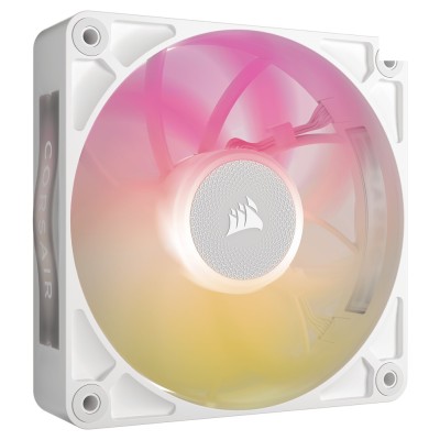 Ventilator carcasa Corsair iCUE LINK RX120 MAX RGB 120mm, Performanta, PWM, RGB, Alb