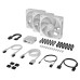 Ventilator carcasa Corsair iCUE LINK RX120 MAX RGB 120mm, Performanta, PWM, RGB, Alb, pachet x3 Ventilator carcasa Corsair iCUE LINK RX120 MAX RGB 120mm, Performanta, PWM, RGB, Alb, pachet x3