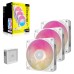 Ventilator carcasa Corsair iCUE LINK RX120 MAX RGB 120mm, Performanta, PWM, RGB, Alb, pachet x3 Ventilator carcasa Corsair iCUE LINK RX120 MAX RGB 120mm, Performanta, PWM, RGB, Alb, pachet x3
