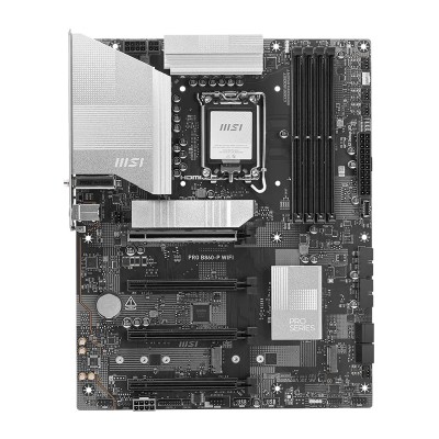 Placa de baza MSI PRO B860-P WIFI, Intel B860, LGA 1851, ATX, DDR5, Wi-Fi 7