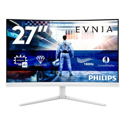Monitor Philips 27M2C5501/00 27 inch, 2560 x 1440 px, VA, 180 Hz, Curbat, Gaming