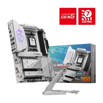 Placa de baza MSI MPG B850 EDGE TI WIFI, AMD B850, AM5, ATX, DDR5, Wi-Fi 7