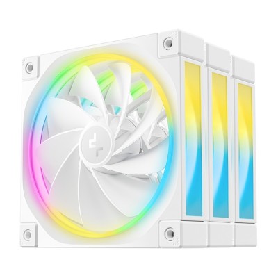 Ventilator carcasa DeepCool FL12R WH 120mm, PWM, ARGB, Alb, pachet x3 Ventilator carcasa DeepCool FL12R WH 120mm, PWM, ARGB, Alb, pachet x3