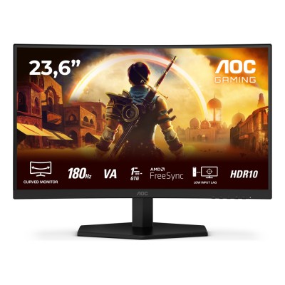 Monitor AOC C24G42E 23.6 inch, 1920 x 1080 px, VA, 180 Hz, Curbat, Gaming