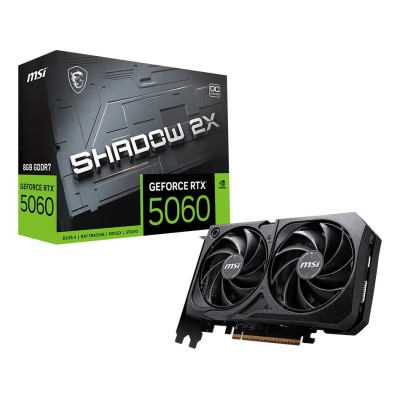 Placa video MSI GeForce RTX 5060 SHADOW 2X OC 8GB GDDR7 128-bit, PCI Express 5.0 Placa video MSI GeForce RTX 5060 SHADOW 2X OC 8GB GDDR7 128-bit, PCI Express 5.0