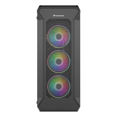 Carcasa GENESIS Irid 505 V2 Mid Tower, tempered glass