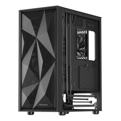 Carcasa GENESIS Diaxid 605F Mid Tower, tempered glass