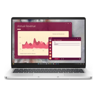 Laptop Dell Pro 14 cu procesor Intel Core Ultra 5 235U până la 4.9GHz, PC14250 14 Laptop Dell Pro 14 cu procesor Intel Core Ultra 5 235U până la 4.9GHz, PC14250 14