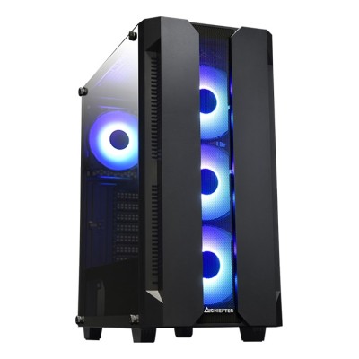 Carcasa CHIEFTEC Mid Tower, tempered glass