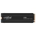 SSD Crucial T700 2TB, M.2 2280, PCIe 5.0 NVMe, cu radiator