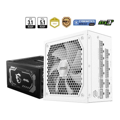 Sursa MSI MAG A1000GL PCIE5 1000W, 80 PLUS Gold, full modulara Sursa MSI MAG A1000GL PCIE5 1000W, 80 PLUS Gold, full modulara