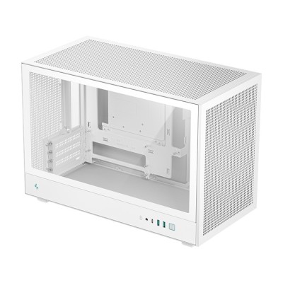 Carcasa DeepCool CH260 WH Mini Tower, tempered glass, Alb Carcasa DeepCool CH260 WH Mini Tower, tempered glass, Alb