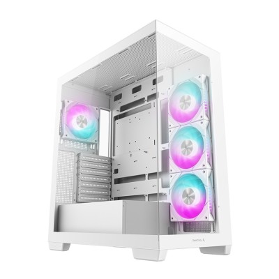 Carcasa DeepCool CG580 4F WH Mid Tower, tempered glass, Alb Carcasa DeepCool CG580 4F WH Mid Tower, tempered glass, Alb