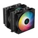Cooler CPU DeepCool AG620 BK ARGB, 2x120mm, ARGB Cooler CPU DeepCool AG620 BK ARGB, 2x120mm, ARGB