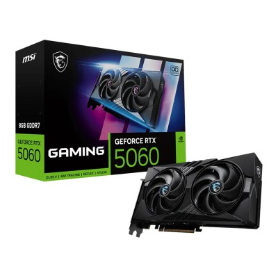 Placa video MSI GeForce RTX 5060 GAMING OC 8GB GDDR7 128-bit, PCI Express 5.0