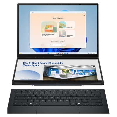 Laptop ASUS Zenbook Duo cu procesor Intel Core Ultra 9 285H până la 5.4GHz, 14