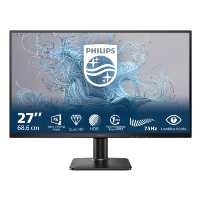 Monitor Philips 27E2N1500L/00 27 inch, 2560 x 1440 px, IPS, 100 Hz Monitor Philips 27E2N1500L/00 27 inch, 2560 x 1440 px, IPS, 100 Hz