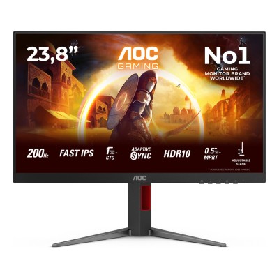 Monitor AOC 24G4HA 23.8 inch, 1920 x 1080 px, IPS, 200 Hz, Gaming Monitor AOC 24G4HA 23.8 inch, 1920 x 1080 px, IPS, 200 Hz, Gaming