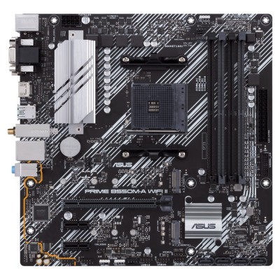 Placa de baza ASUS PRIME B550M-A WIFI II, AMD AM4, Micro-ATX Placa de baza ASUS PRIME B550M-A WIFI II, AMD AM4, Micro-ATX