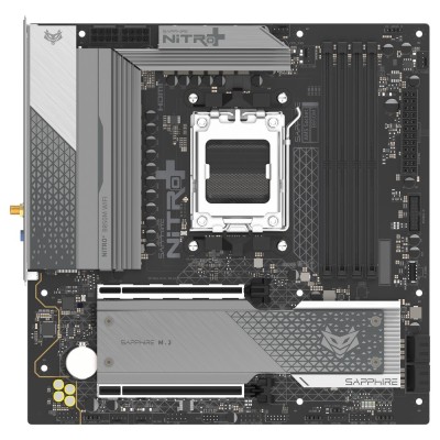 Placa de baza Sapphire NITRO+ B850M WIFI, AMD B850, AM5, mATX, DDR5