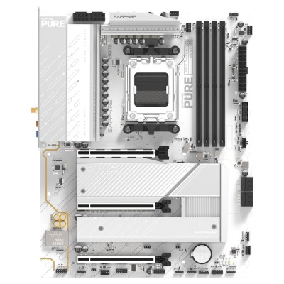 Placa de baza Sapphire PURE B850A WIFI 7, AMD B850, AM5, ATX, DDR5, Wi-Fi 7